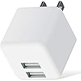 エレコム(ELECOM) USB コンセント 充電器 合計12W USB-A×2 【 iPhone ( iPhone13シリーズ対応 ) / Android / タブレット 対応 】 キューブ型 ホワイト MPA-ACU11WH