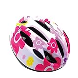 J@G connection（ジャグコネクション） 子供用 自転車用 ヘルメット 超軽量 可愛い オシャレ (4-フラワー2（単品）)