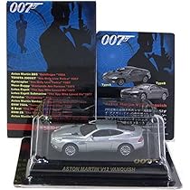 KM　京商 1/12 ASTON MARTIN V12 007 ミニカー KYOSHO 1/12 Scale ASTON MARTIN V12 VANQUISH (Silver) / 007