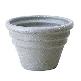 アドミナ 鉢カバー 15号 穴あき 42cm ブラック【リゲル R-5】 陶器 信楽焼き おしゃれ