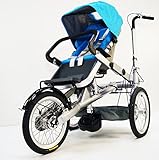 折りたたみ自転車3ホイールベビーカーバイクキャリアPushchairジョギング自転車母& baby. rideonecar