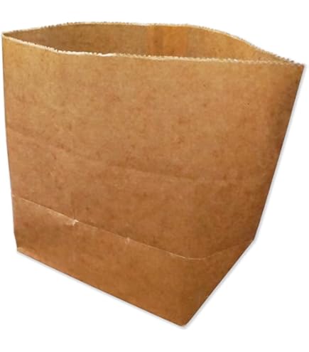 Amazon | シモジマ ヘイコー 紙袋 ロー引き袋 亀底 W-5 360×175×マチ