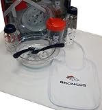 Denver Broncos NFL新生児/幼児/ベビー7 Piece FeedingギフトセットW / Bottle & Bib