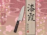 みきかじや村 漆霞　『花びら』青紙積層鋼　三徳包丁 TS024
