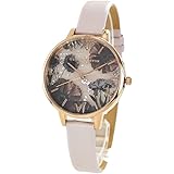 [オリビアバートン]OLIVIA BURTON レディース セミプレシャス ＆ セレスティアル パールベージュ レザーベルト OB16SP15 腕時計 [並行輸入品]
