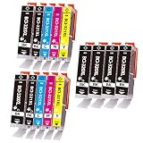 キャノン用 321 320 インクカートリッジ BCI-321XL互換インクカートリッジ（2BK/2C/2M/2Y）+BCI-320XL互換インク 6本 合計14本セット （大容量/増量/残量検知/個別包装/） 【対応機種】MP990・MP980・ MP640・ MP630・MP620等