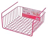 カラーストレージハンガーバスケット【IT】ピンク(#9804576)(H-3437) パール金属 キッチン収納 整理
