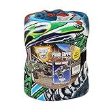 Monster Jam Gravedigger Plush Throw: 46in x 60in, Soft and Warm [並行輸入品]