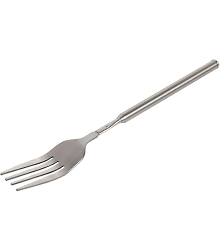 Amazon.co.jp: Zerodis ロングハンドルフォーク 24cm～64cm調節 BBQ