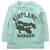 《初夏春秋対応》 ☆GARACH(ギャラッチ) 天竺乗り物Pt長袖Tシャツ 80cm /GN NO.AH-1711412