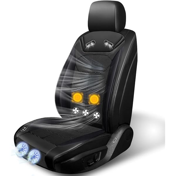 クールシート 乗用車用 2025【無段階風量調整 DC12V/24V対応】 Amazon | 【2025年夏対策 36+4独立出風穴】VIGOUROUS クール