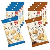 SUNAO(スナオ) 発酵バター+チョコチップ&発酵バター 2種×5袋 合計10袋江崎グリコ おかし ビスケット ロカボ おから