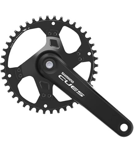 Amazon | シマノ(SHIMANO) CUES FC-U8000-1 クランクセット 42T ガード