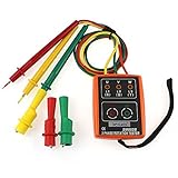 検相器 3相用シーケンス回転試験機 インジケータ検出器 LEDブザー ポータブルポーチ付き TD-LED02 SM852B