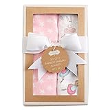 Mud Pie 2 Piece Ballerina Viscose-Blend Swaddle Blanket by Mud Pie