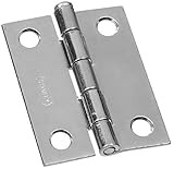 Stanleyハードウェアcd840 2 "亜鉛メッキNarrowユーティリティヒンジ取り外し可能ピンW / Screw
