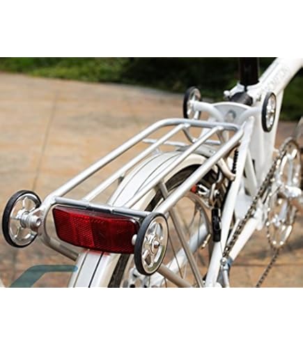 Amazon | チタン製フロントラック ブロンプトンの折りたたみ自転車用