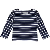 JoJo Maman Bebeジョジョママンベベ(イギリス)/Breton Top ブレトンボーダー長袖Tシャツ/12-18m (84cm)/ネイビー/B8057NCS1218