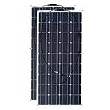 XINPUGUANG 200W 18V 単結晶フレキシブルソーラーパネル自動車/トラック/ヨット/RV/キャラバン用単結晶ソーラーパネル