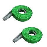 SEIKOH スリングベルト 2本セット 5m 幅50mm 使用荷重2000kg ナイロンスリング 吊上げ 牽引