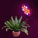 Homdox 植物育成用LEDランプ 24W 水耕栽培 室内用 プラント園芸 室内栽培 波長 (660nm/630nm/460nm)3つ すくすく育つ