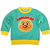 アンパンマン トレーナー さがら刺繍アップリケタイプ 男の子 女の子 ANPANMAN 春物 fo-oa3885 90cm グリーン