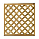 ＜レシナg＞ 樹脂製 ウッドプララティス （900×900mm／オーク） フェンス DIY 園芸 ガーデニング 人工木 防腐 樹脂 雨に強い 旭興進株式会社 JJ PROHOME