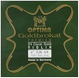 ゴールドブロカット バイオリン弦 4/4 E 0.26 mmボール プレミアム24K金メッキ