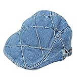 【SEBLES】ベビー 赤ちゃん 帽子 ハンチング帽 ハットデニム 日差し UV 50cm 1歳 2歳 アップリケ 可愛い ユニセックス 男の子 女の子 50(タイプE)