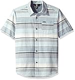 Volcom Big Boys' Rambler Short Sleeve Shirt Youth Cloud Blue XL [並行輸入品]
