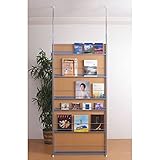 突っ張りマガジンラック 幅90cm NJ-0010