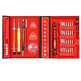 （ディヤード）Deyard 38in1 スクリュードライバーセット 多機能ツールキット 精密機器用 38ピース DIY修理工具 差し替え式 磁石付き iPhoneにも対応