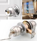 Commercial DutyボールノブStoreroom Lockset – キーロック – 銅ロックコア – ラッチサイズ60 mm