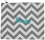 Caught Ya Lookin' Stinky Bag, Boy's Chevron/Gray/Blue/Pink by Caught Ya Lookin'