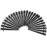 Demiawaking 園芸給水 点滴ノズル 灌漑用ドリッパー 灌漑 散水用具 ガーデニング 芝生 庭園 温室 360°調整可能 ドリッパー (25本)