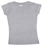 Rabbit Skins SHIRT ベビー・ガールズ US サイズ: Toodler カラー: グレー