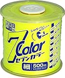 たくみ セブンカラー水糸 イエロー 細 4800 500m