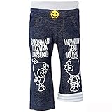 アンパンマン ニットデニム 線描きプリント ロング丈パンツ ANPANMAN fo-ea7429-ea9379 90cm ネイビー