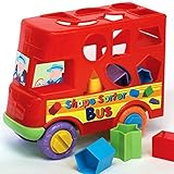 Pushalong Bus Shape Sorter - Suitable From 12 Months + by Funtime