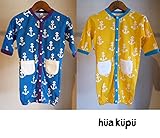hua kupu(フアクプ) ANCHOR 2way ROMPERS ドレス (70-80) ロンパース 70,イエロー