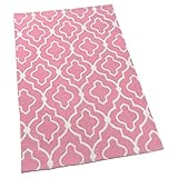 KidKraft Kids Decorative Patterned Trellis Rug Pink 3 x 5 [並行輸入品]