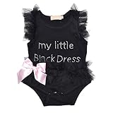 ベビー服　キッズ　ロンパース　カバーオール　女の子　新生児　赤ちゃん　レース付き　蝶結び　可愛い　ソフト　柔らかい (L)