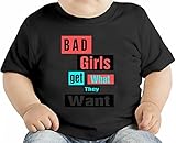 Bad Girls Get What They Want オーガニックベビーTシャツ 12 - 18 Months