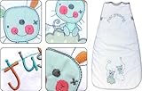 White Just Dreaming Baby Sleeping Bag - The Dream Bag 0-6, 6-18 & 18-36 Months 1.0 Tog (18-36 Months