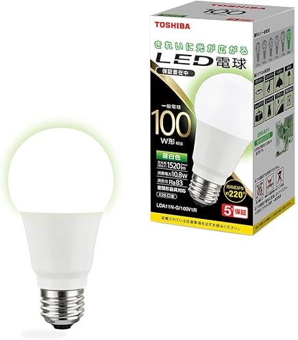 Amazon | TOSHIBA(東芝) LED電球 80W相当 全方向 昼白色 E26口金 1P