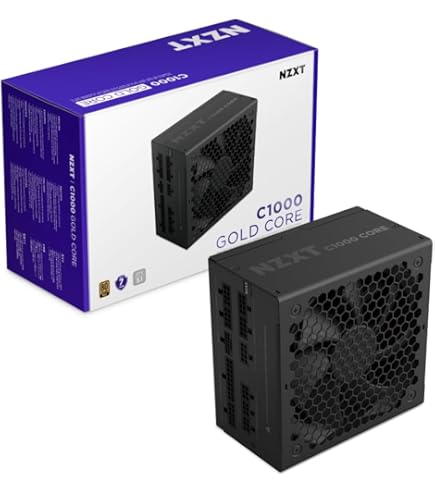 Amazon | NZXT C1000 ゴールドコア - 1000W ATX 3.1電源 - 80 Plus