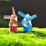Generic Random Color, A : Mini Windmill Fairy Garden Miniatures Manualidades Windmills Miniature Gar