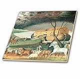 CT 126877 BLN American Art Fineアートコレクション – Noahs Ark byエドワード・ヒックスAmericanアート – タイル 6-Inch-Ceramic ct