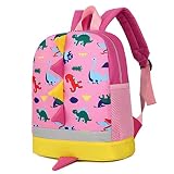 Eldori ベビー & キッズ 赤ちゃん リュック サック 男の子 女の子 通園 お散歩 子供 バッグ 1〜6歳入学 入園 通園 新学期 誕生日 お祝い プレゼント (ピンク)