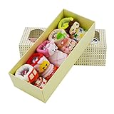 rainbowrainy 出産準備 出産祝い ギフト セット 出産祝い ベビーソックス ギフトセット かわいい 新生児 アニマル 柄 コットン [５組 ] (ランダムパターン)